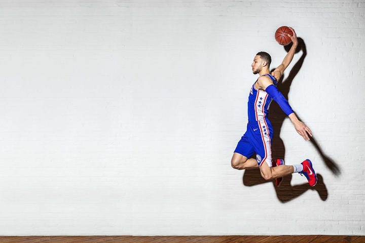 Ben Simmons Men's Health Dunk