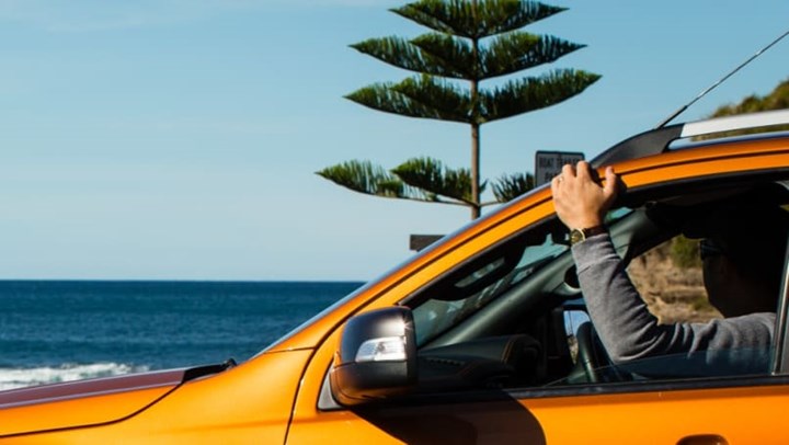 car with window down