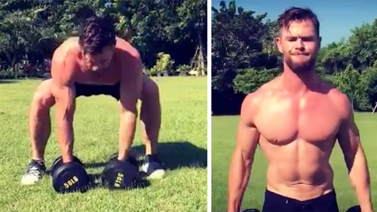 Chris Hemsworth's Outdoor Body-Blasting Workout