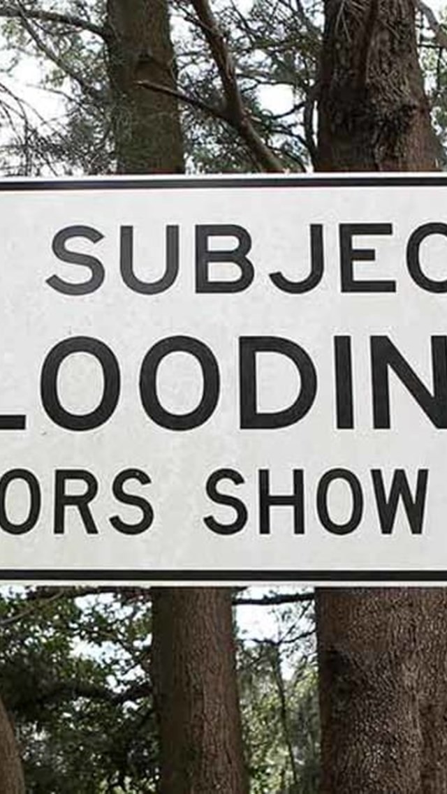 Flooding Sign