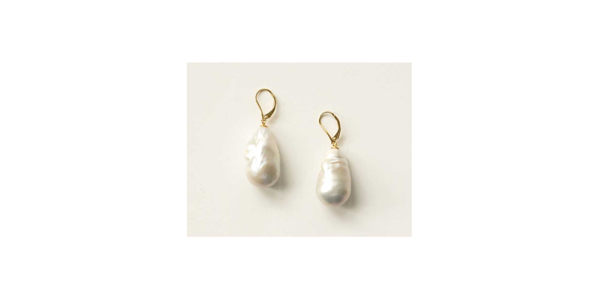 Cocoon Pearl Earrings