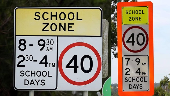 School Zone Signage