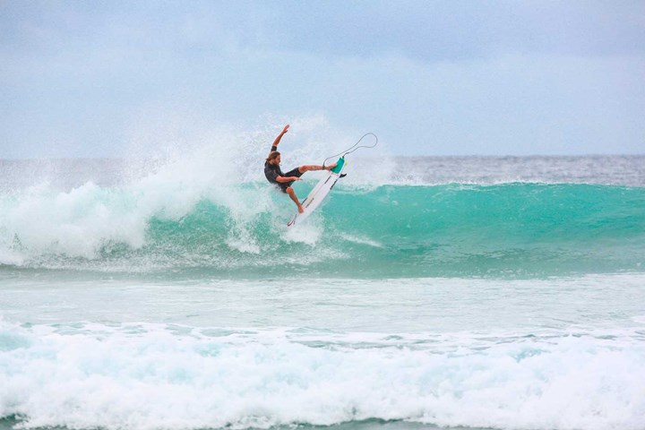 Surfing Matt Wilkinson