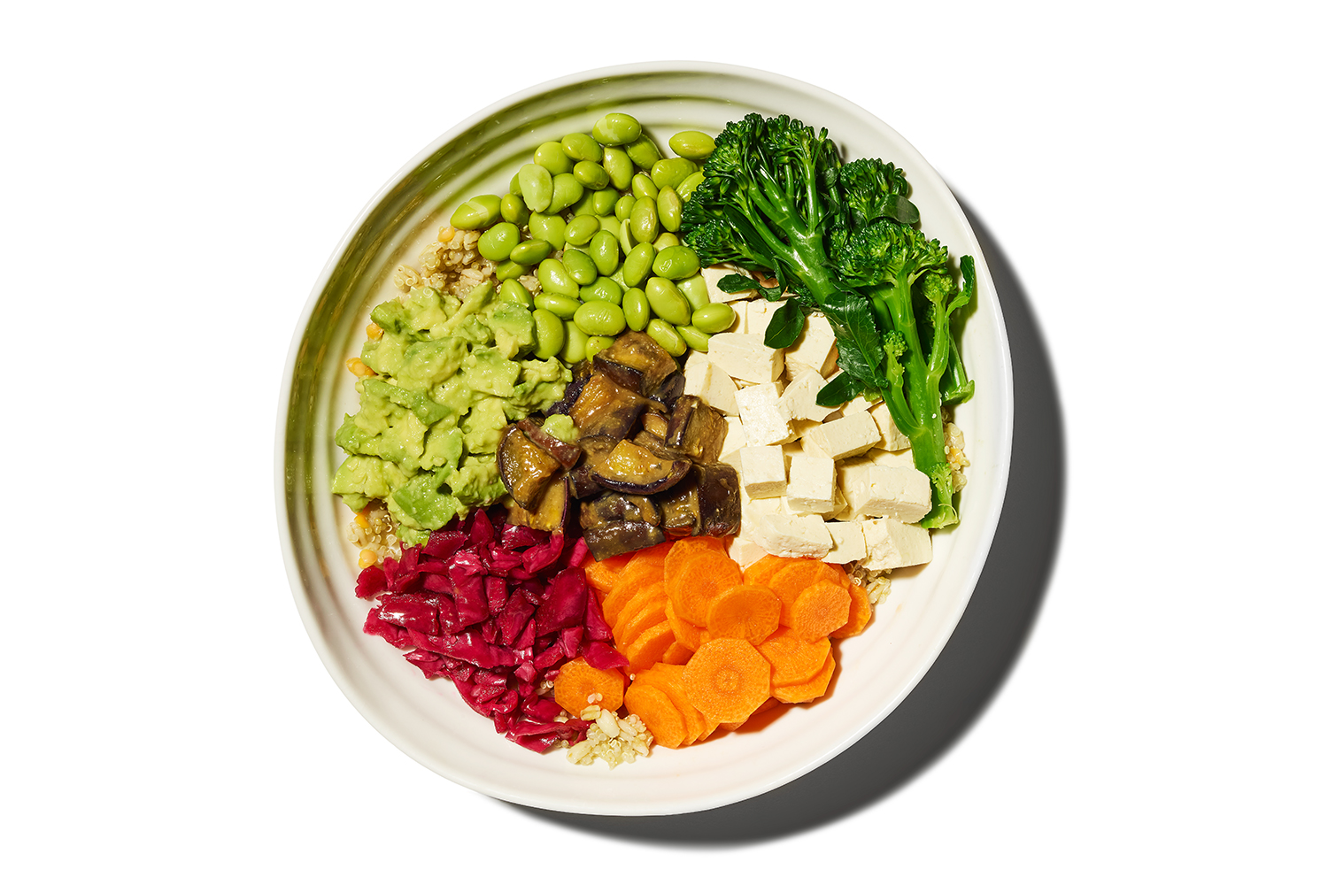 greens and grains bowl vegan high protein