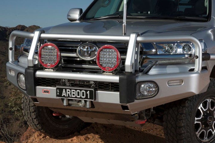 Bullbars on Toyota car