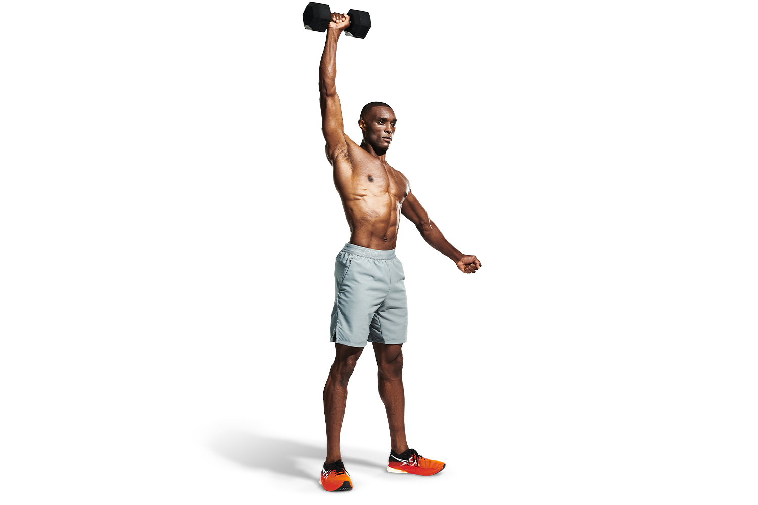 Cross-Body Dumbbell Clean and Press 4
