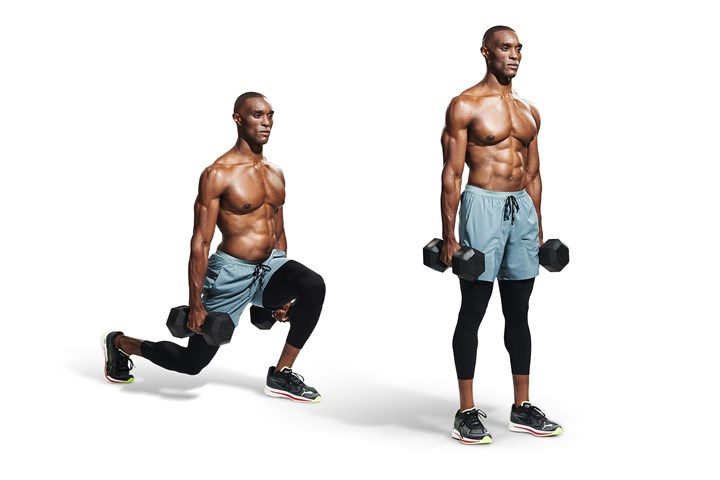 dumbbell-reverse-lunge