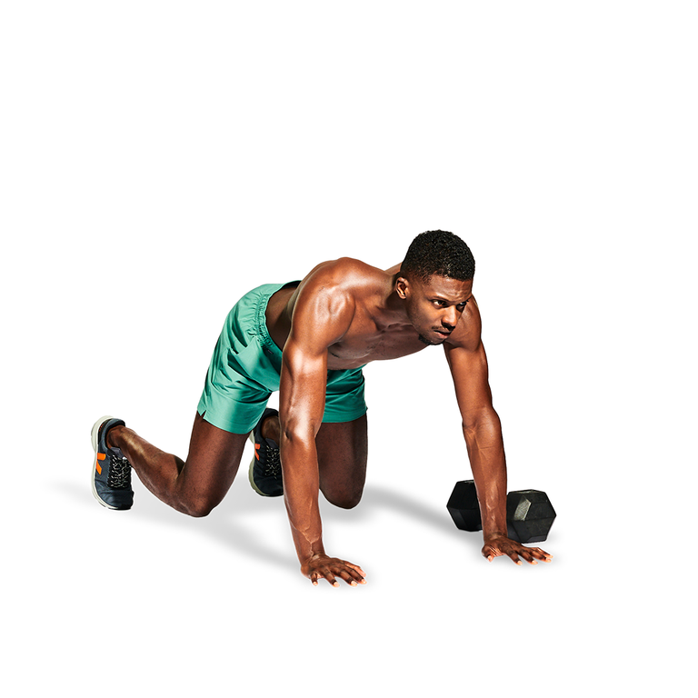 Dumbbell Lateral Crawl 1