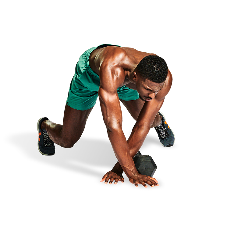 Dumbbell Lateral Crawl 3