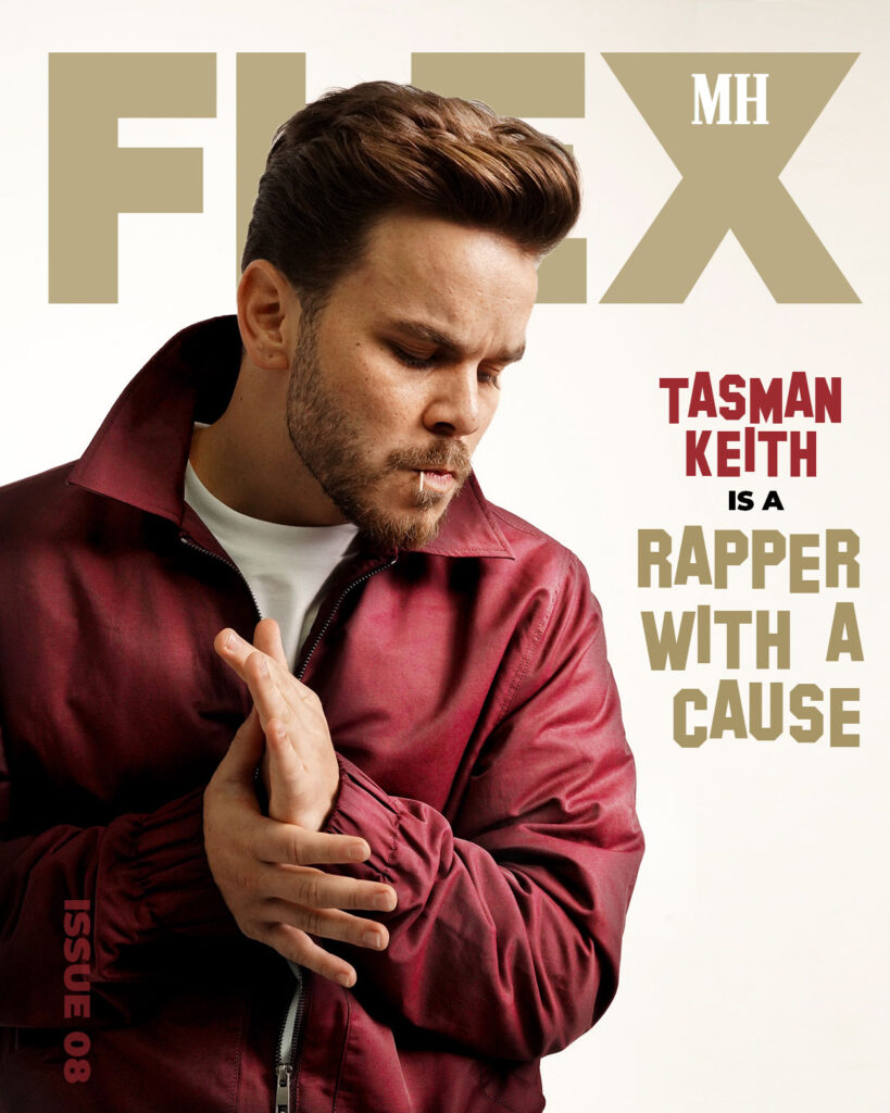 Tasman Keith's Men's Health Australia July 2022 FLEX cover photo shoot.