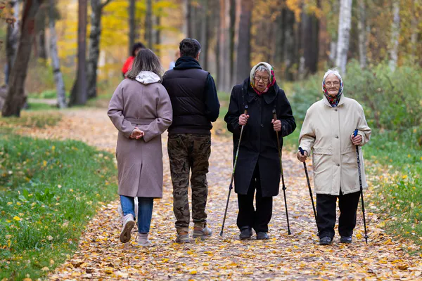Nordic walking may improve balance. 