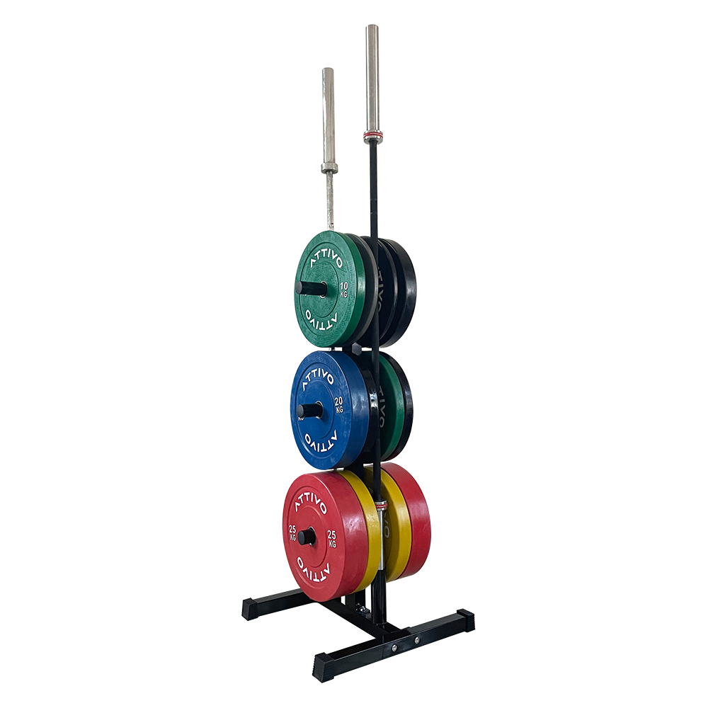 Rapidstorage olympic weight and barbell rack