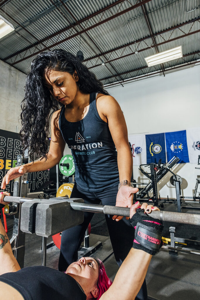 Jazmín Reyes: head powerlifting coach